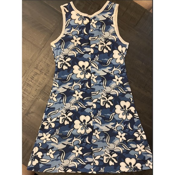 Chesley Vintage 90's/Y2K Hawaiian Print Sleeveless Cotton Dress - Sz L - Picture 6 of 15